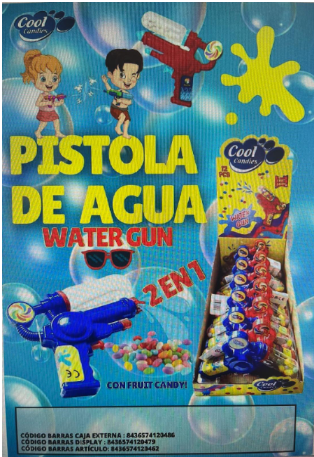 WATER GUN PISTOLA DE AGUA