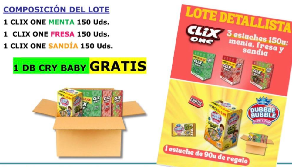 CLIX ONE LOTE 3 + DB CRY BABY