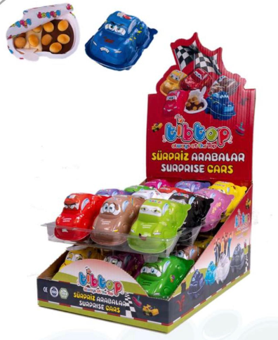 SURPRISE CARS CHOCO TIPO JOY