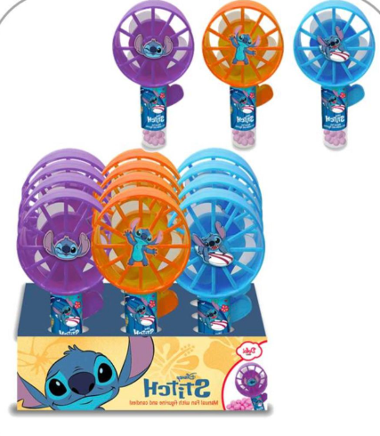 VENTILADOR CON CARAMELOS STITCH 12x 1.62