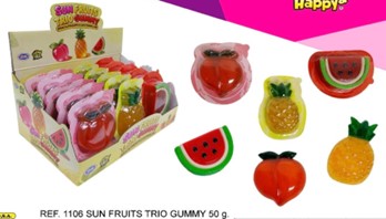 SUN FRUITS TRI GUMMY 50GR