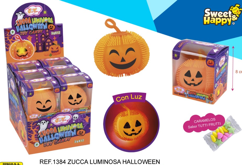 HW ZUCCA LUMINOSA HALLOWEEN