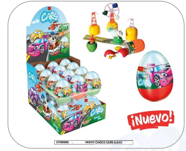 HUEVOS CHOCOLATE CARS