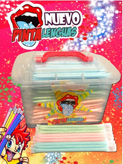 MINI CAÑAS PINTALENGUAS
